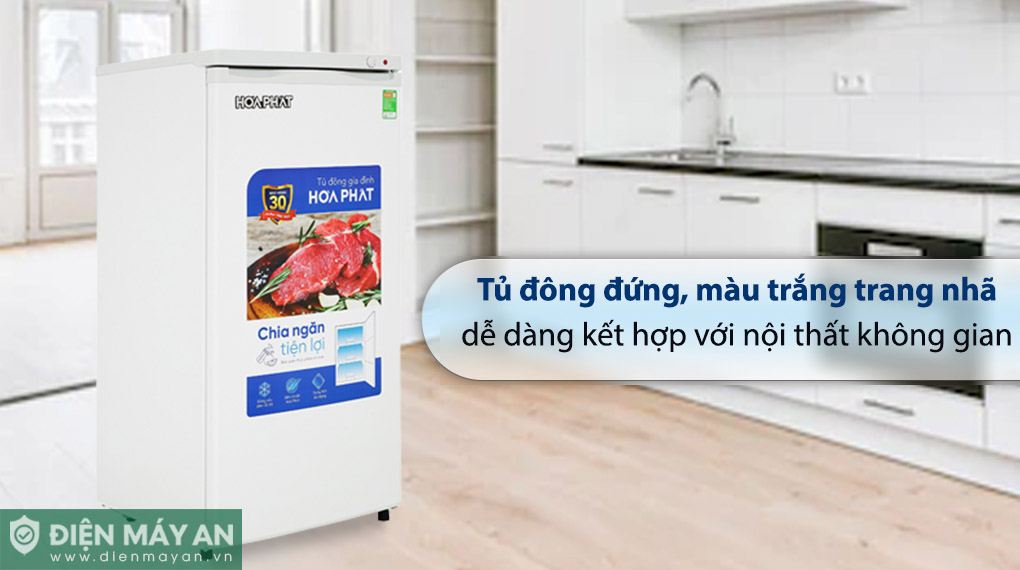 Tủ đông đứng Hòa Phát 147 Lít HPF UAH6147